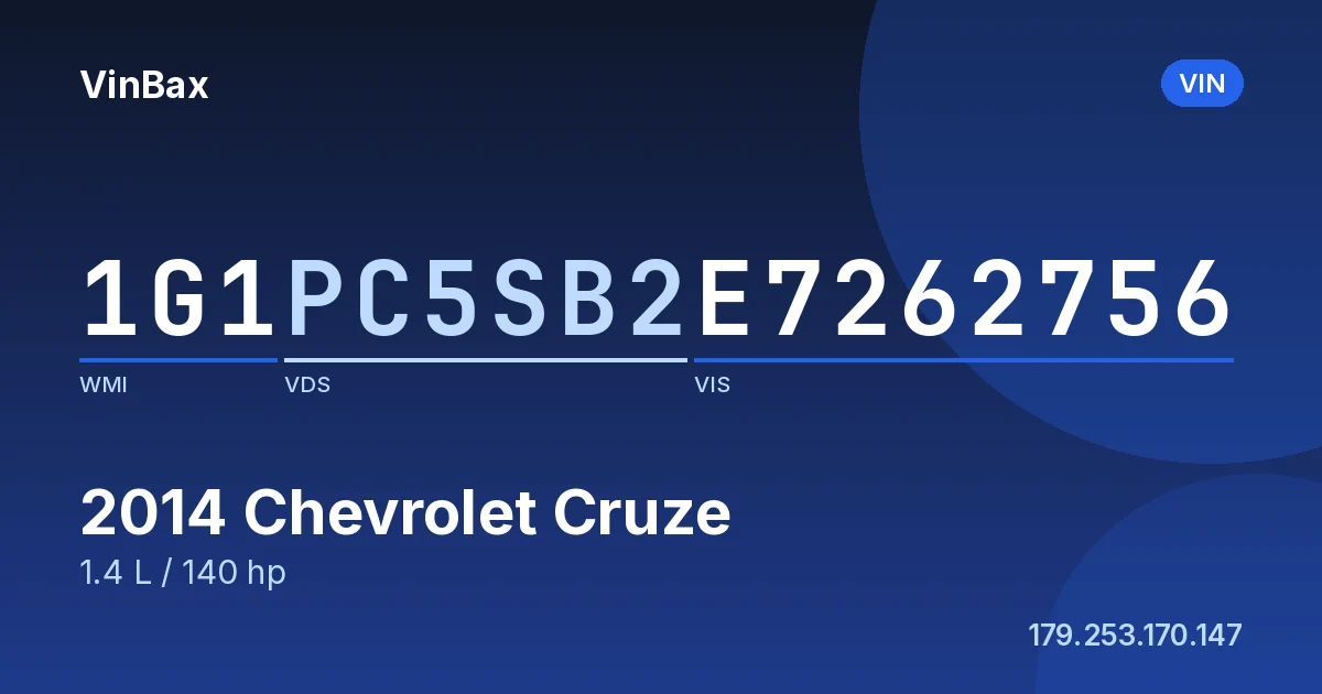 1G1PC5SB2E7262756 Chevrolet Cruze