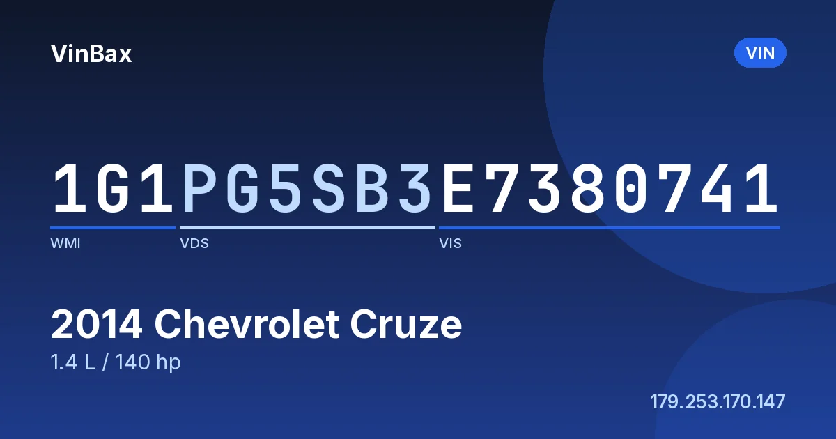 1G1PG5SB3E7380741 Chevrolet Cruze