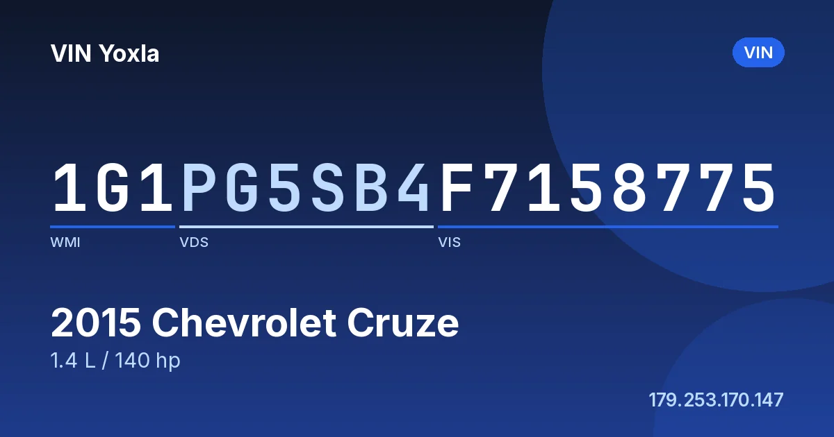 1G1PG5SB4F7158775 Chevrolet Cruze