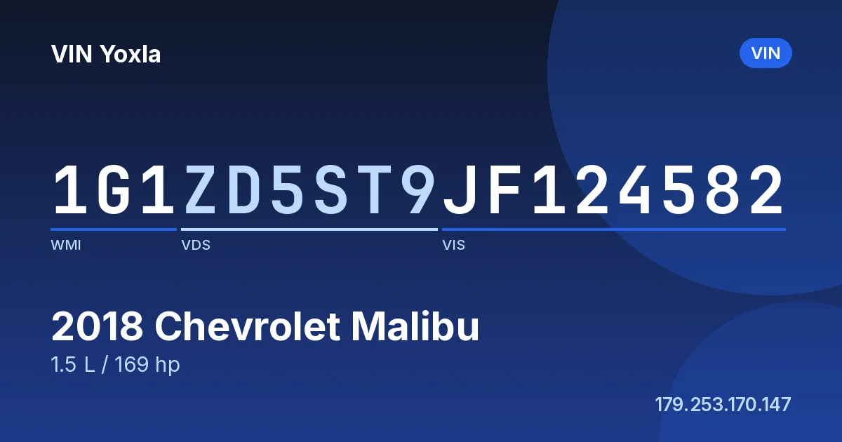 1G1ZD5ST9JF124582 Chevrolet Malibu
