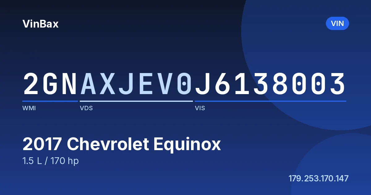 2GNAXJEV0J6138003 Chevrolet Equinox