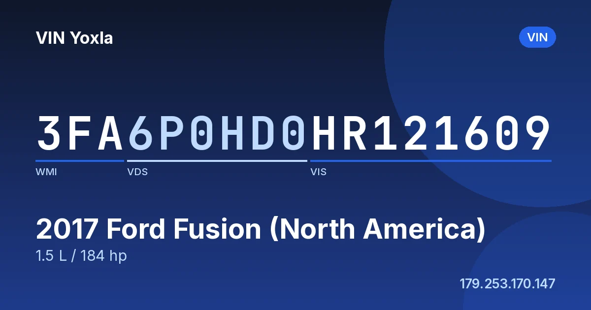 3FA6P0HD0HR121609 Ford Fusion (North America)
