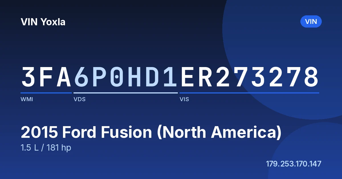 3FA6P0HD1ER273278 Ford Fusion (North America)