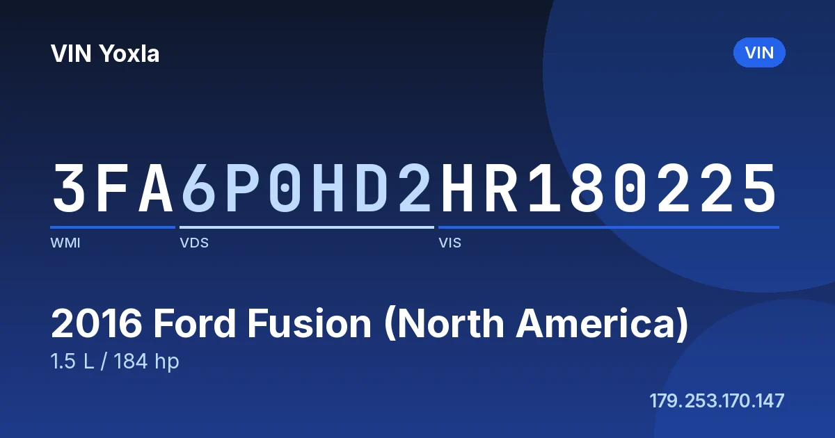 3FA6P0HD2HR180225 Ford Fusion (North America)
