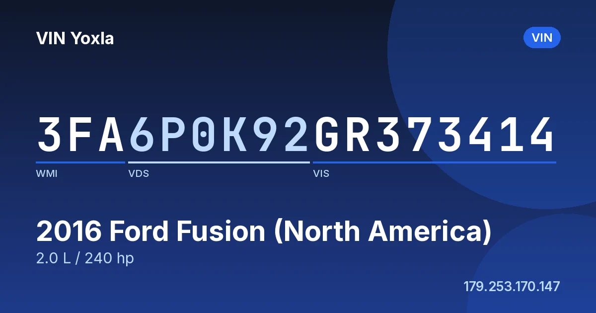 3FA6P0K92GR373414 Ford Fusion (North America)