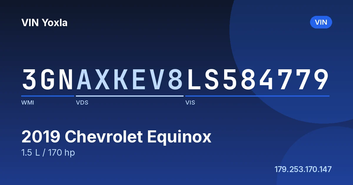 3GNAXKEV8LS584779 Chevrolet Equinox