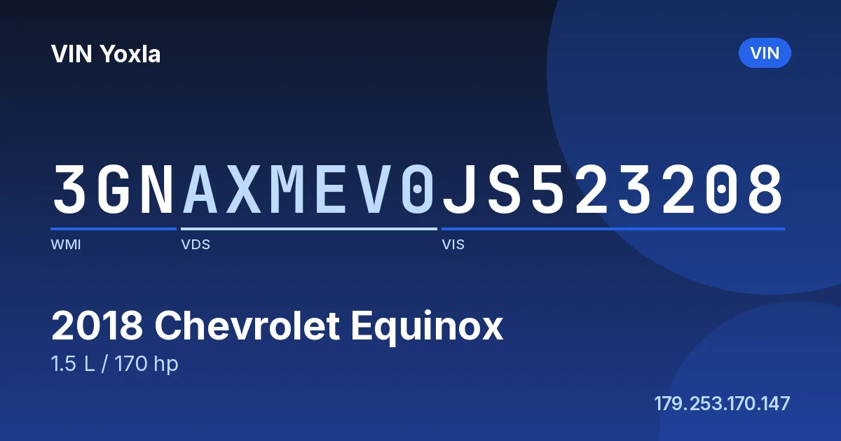 3GNAXMEV0JS523208 Chevrolet Equinox