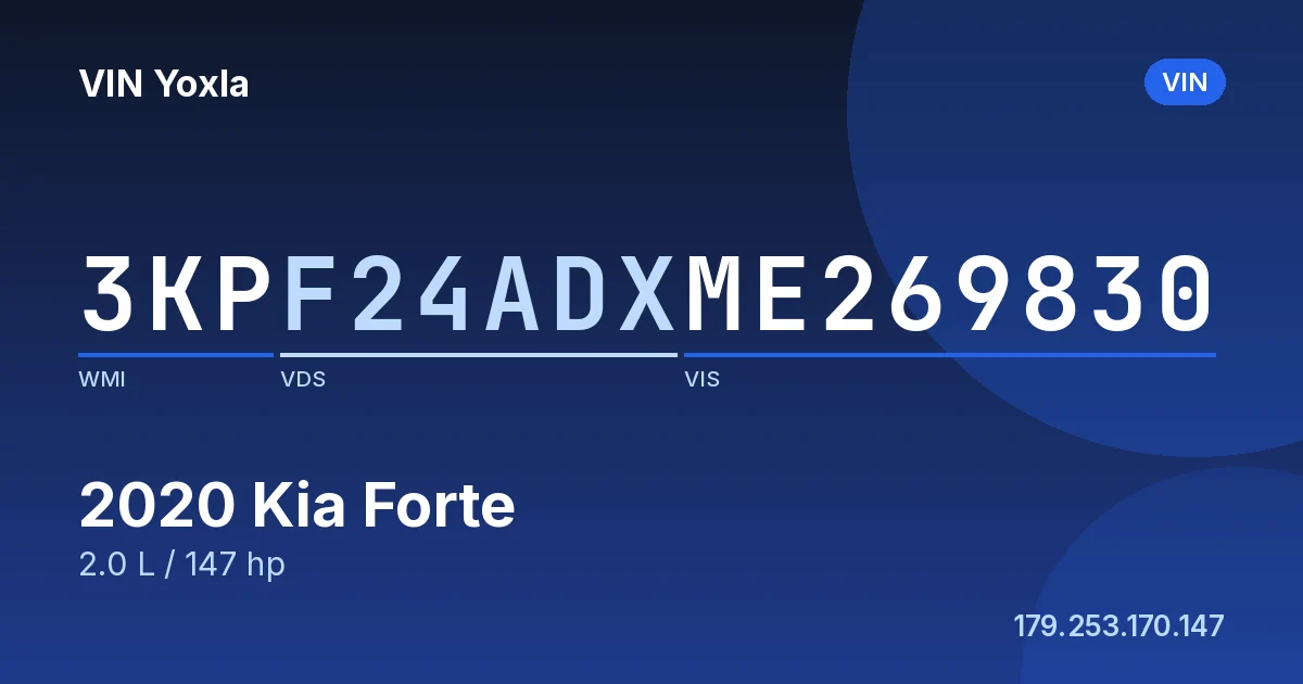 3KPF24ADXME269830 Kia Forte