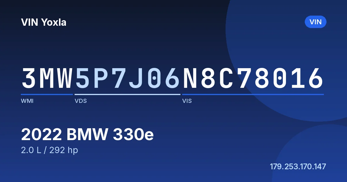 3MW5P7J06N8C78016 BMW 330e