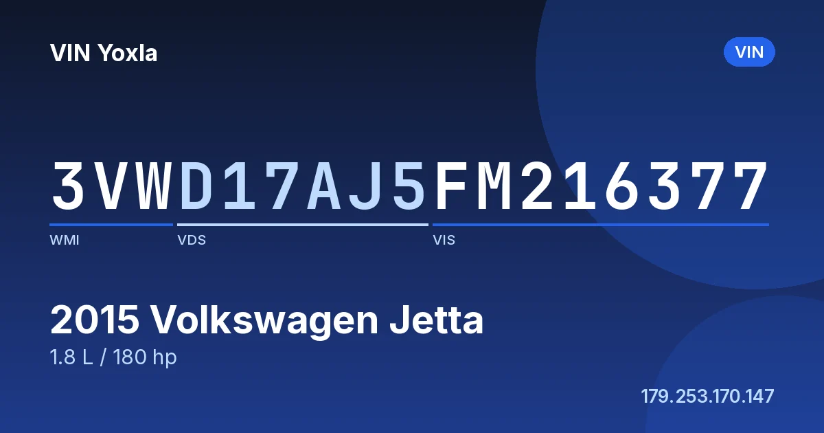 3VWD17AJ5FM216377 Volkswagen Jetta