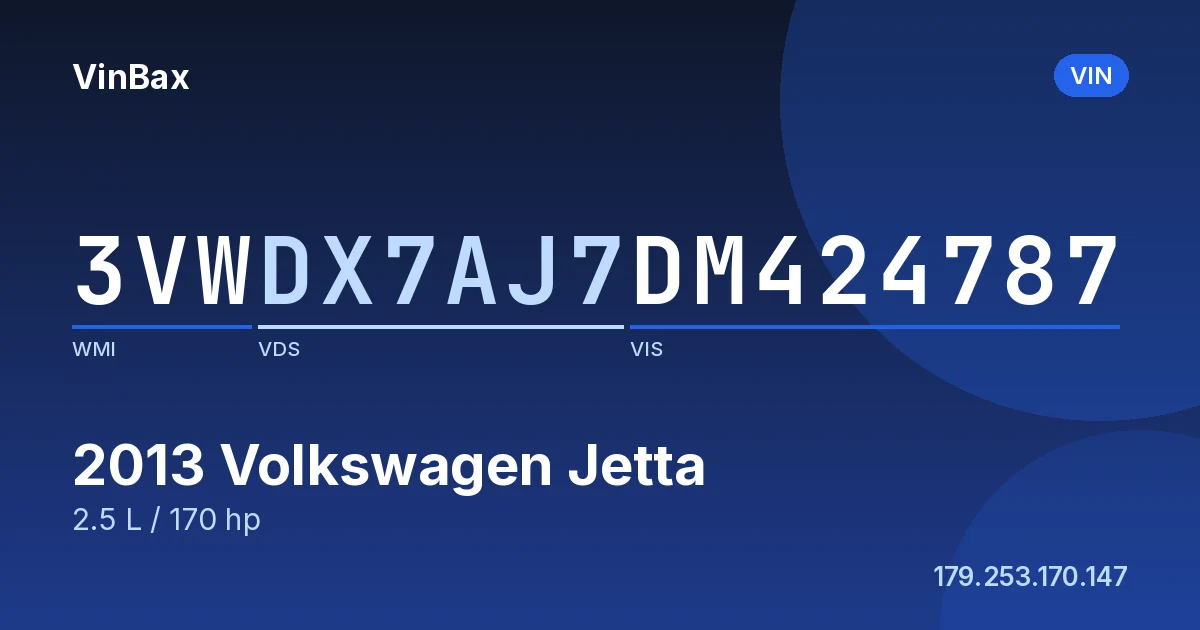 3VWDX7AJ7DM424787 Volkswagen Jetta