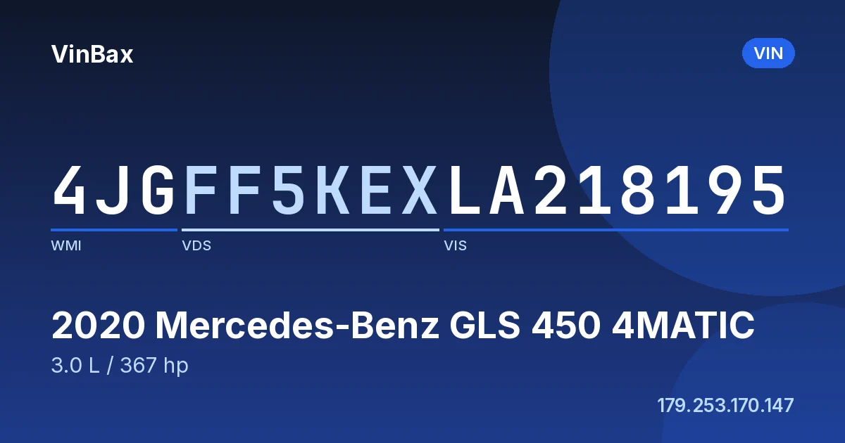 4JGFF5KEXLA218195 Mercedes-Benz GLS 450 4MATIC
