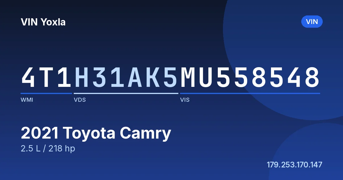 4T1H31AK5MU558548 Toyota Camry