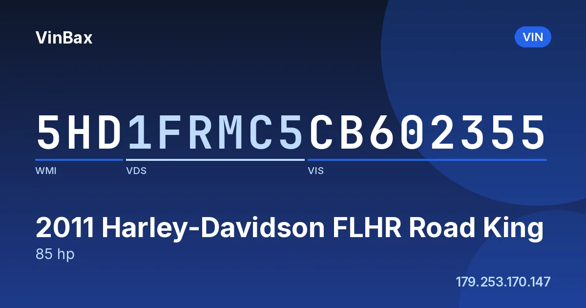 5HD1FRMC5CB602355 Harley-Davidson FLHR Road King