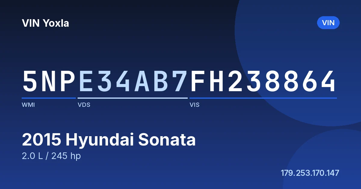 5NPE34AB7FH238864 Hyundai Sonata