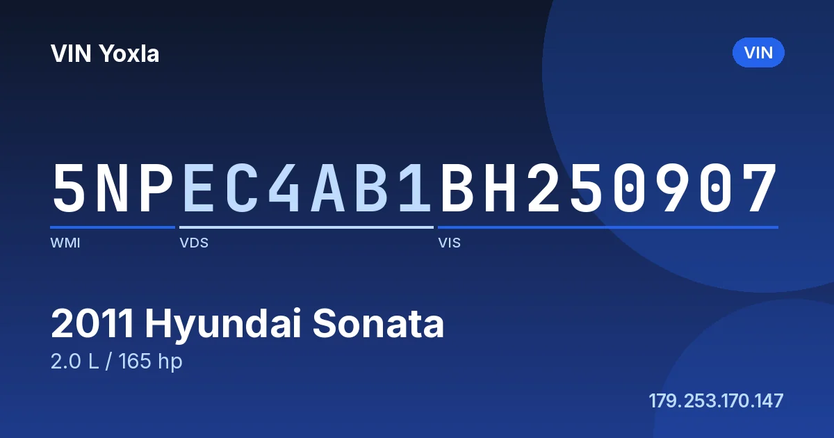 5NPEC4AB1BH250907 Hyundai Sonata