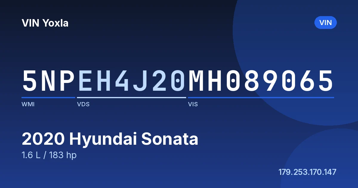 5NPEH4J20MH089065 Hyundai Sonata