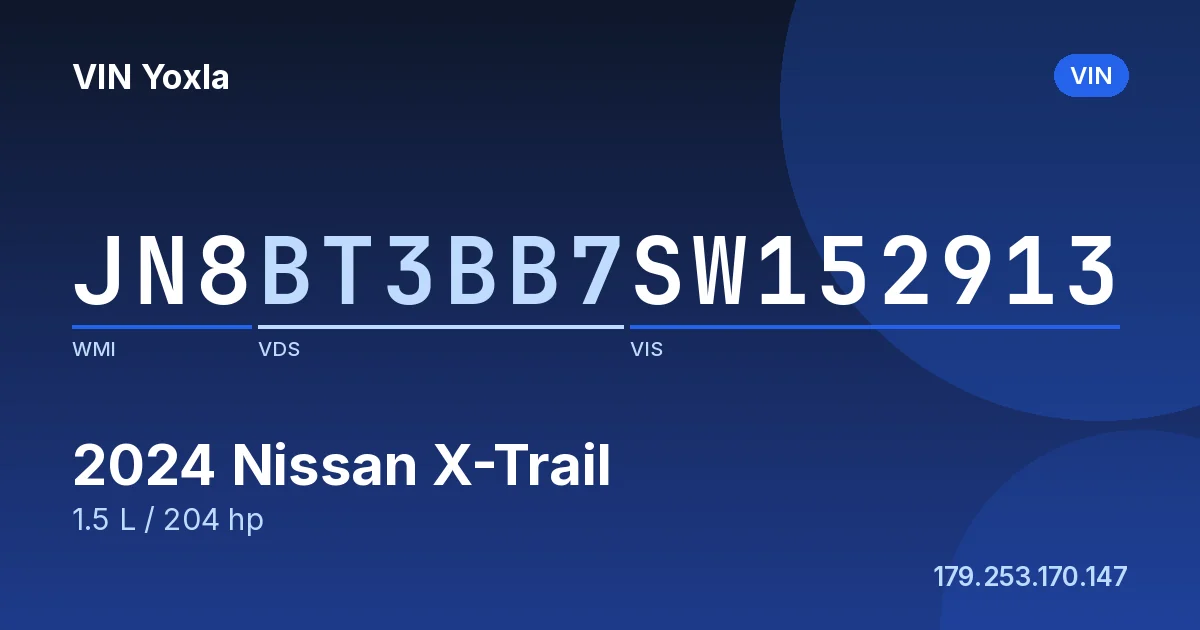 JN8BT3BB7SW152913 Nissan X-Trail