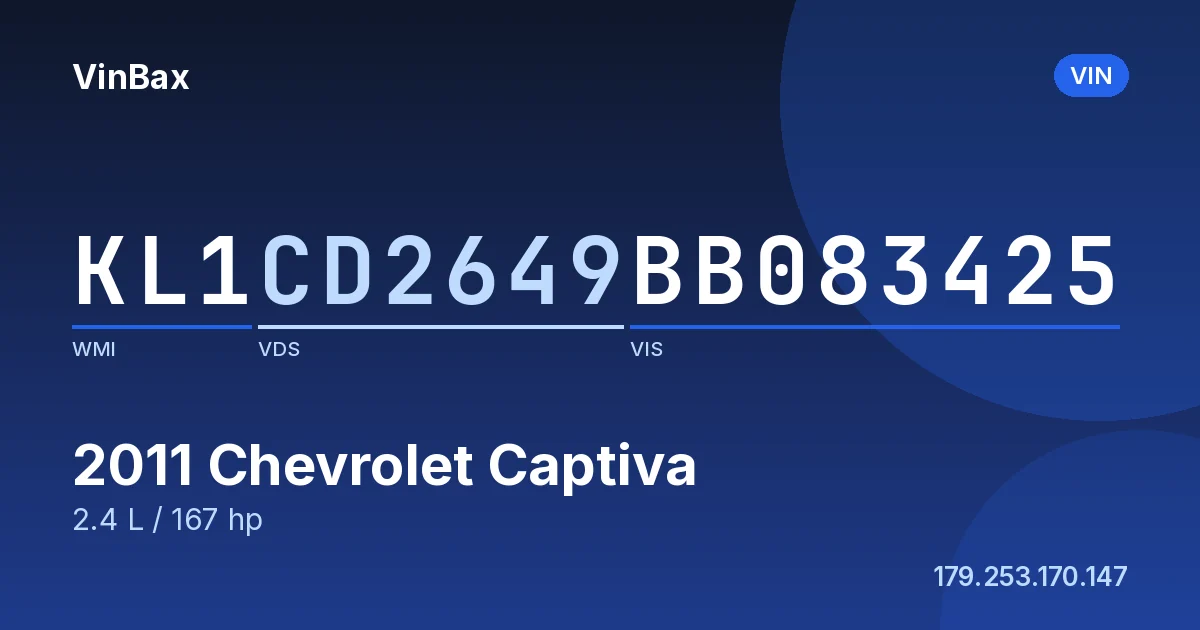 KL1CD2649BB083425 Chevrolet Captiva
