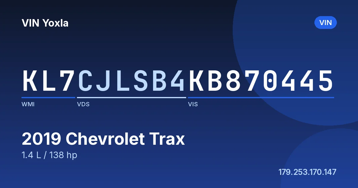 KL7CJLSB4KB870445 Chevrolet Trax