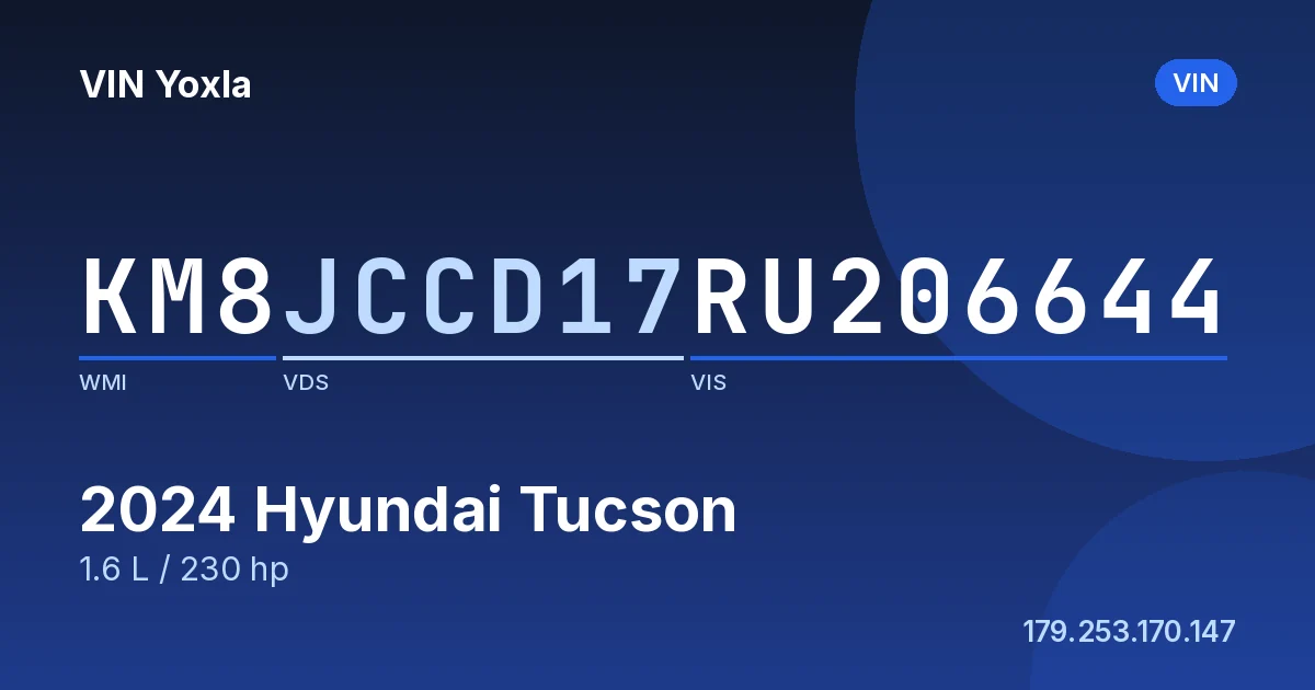 KM8JCCD17RU206644 Hyundai Tucson