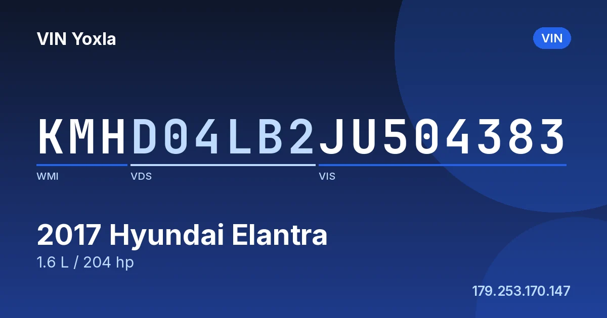 KMHD04LB2JU504383 Hyundai Elantra
