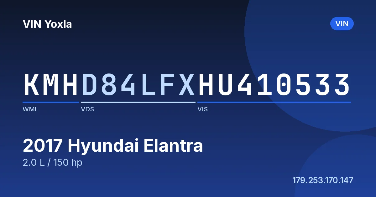 KMHD84LFXHU410533 Hyundai Elantra