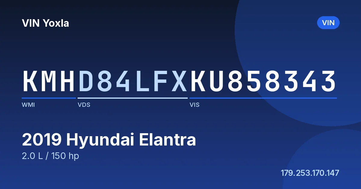 KMHD84LFXKU858343 Hyundai Elantra