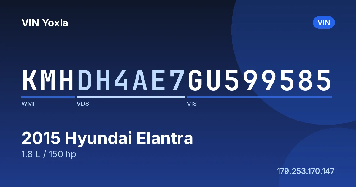 KMHDH4AE7GU599585 Hyundai Elantra