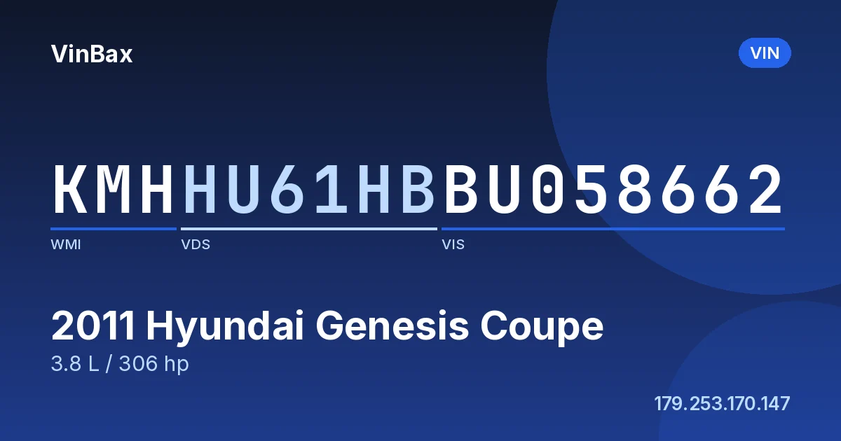 KMHHU61HBBU058662 Hyundai Genesis Coupe