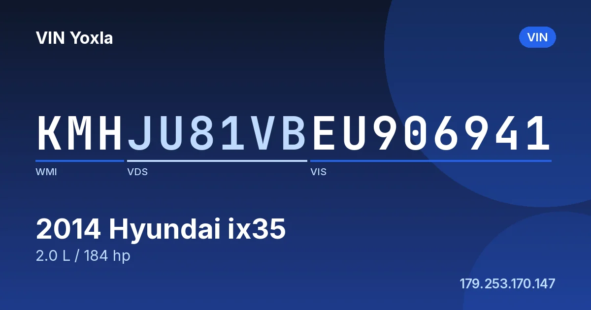 KMHJU81VBEU906941 Hyundai ix35