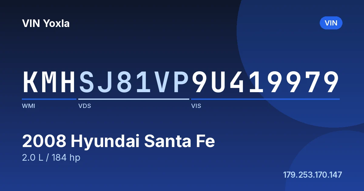 KMHSJ81VP9U419979 Hyundai Santa Fe