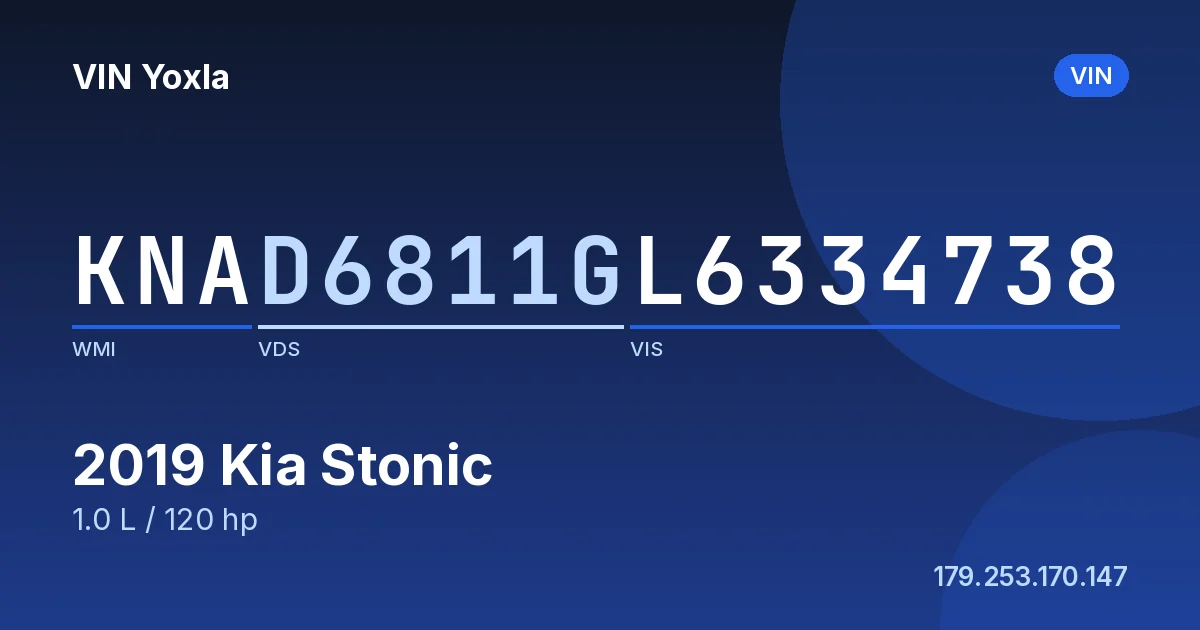 KNAD6811GL6334738 Kia Stonic