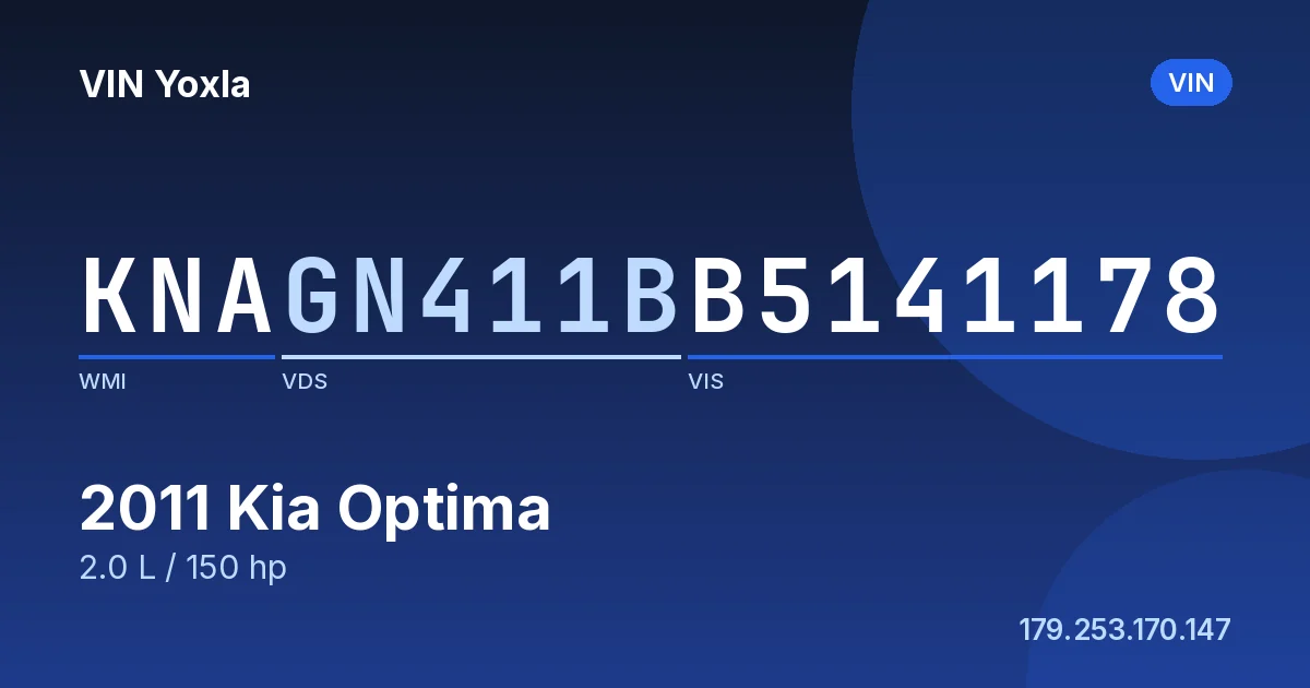 KNAGN411BB5141178 Kia Optima