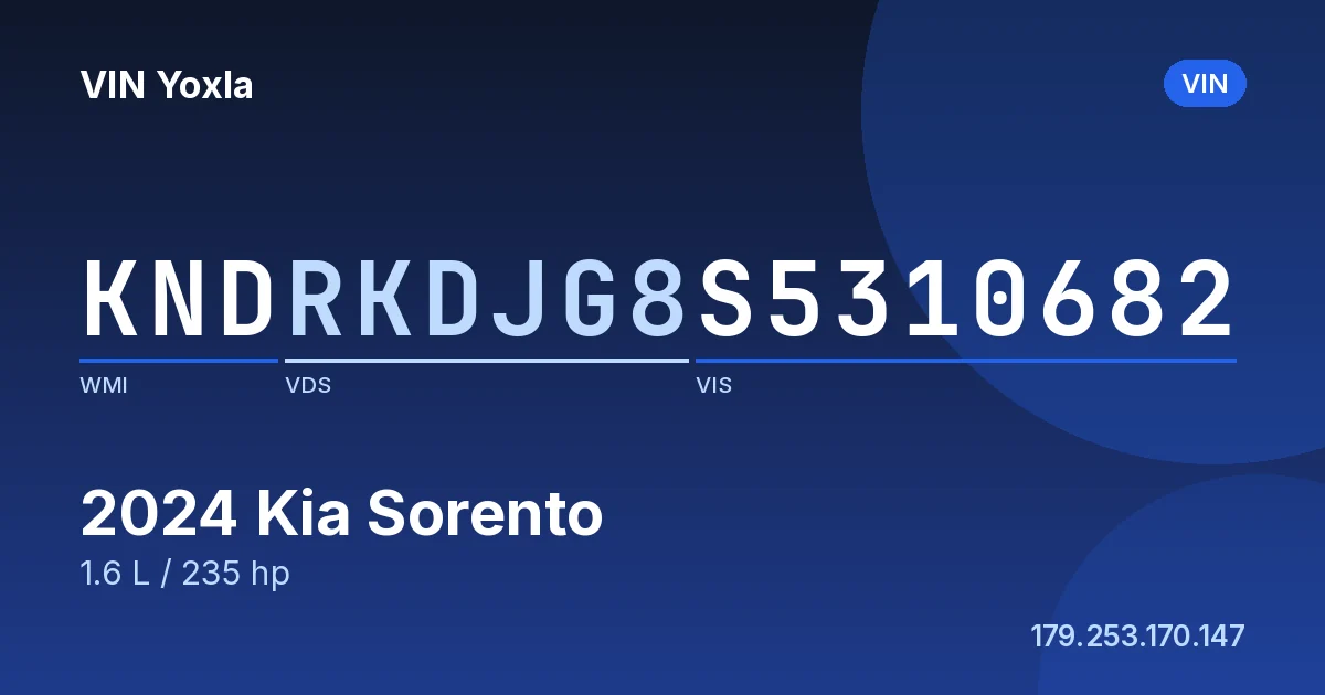 KNDRKDJG8S5310682 Kia Sorento