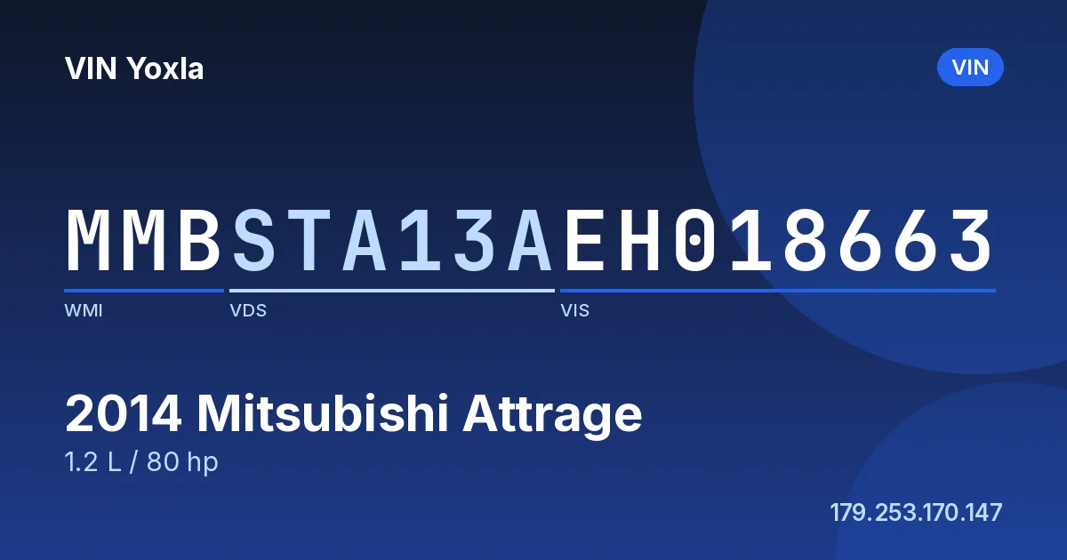 MMBSTA13AEH018663 Mitsubishi Attrage