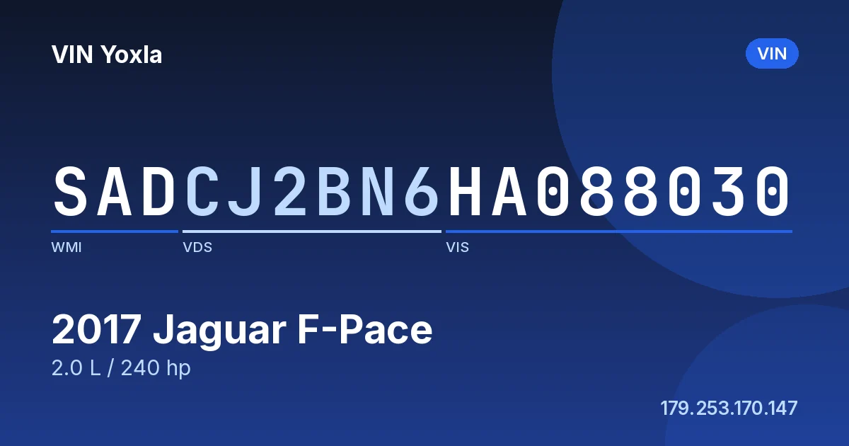 SADCJ2BN6HA088030 Jaguar F-Pace