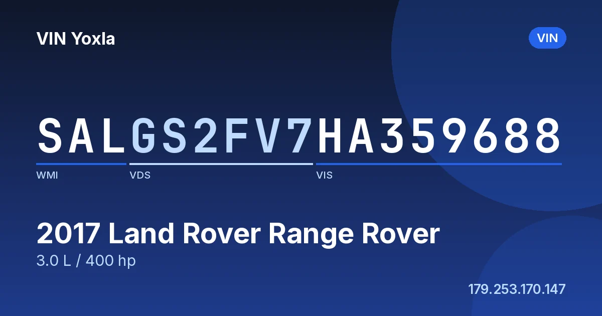 SALGS2FV7HA359688 Land Rover Range Rover