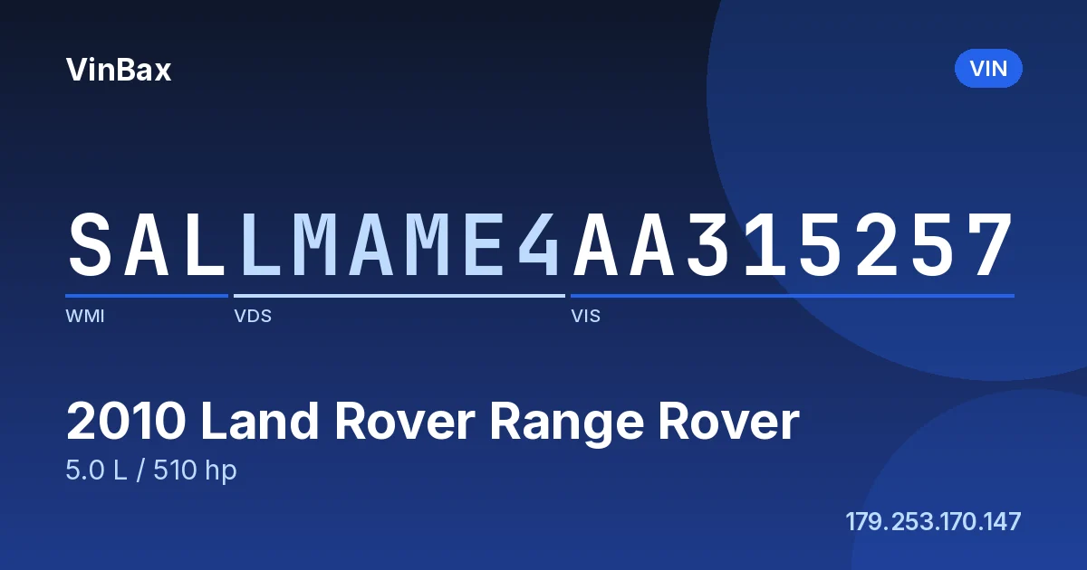 SALLMAME4AA315257 Land Rover Range Rover