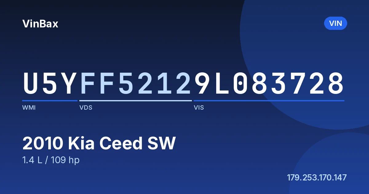 U5YFF52129L083728 Kia Ceed SW