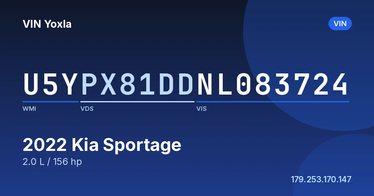 U5YPX81DDNL083724 Kia Sportage