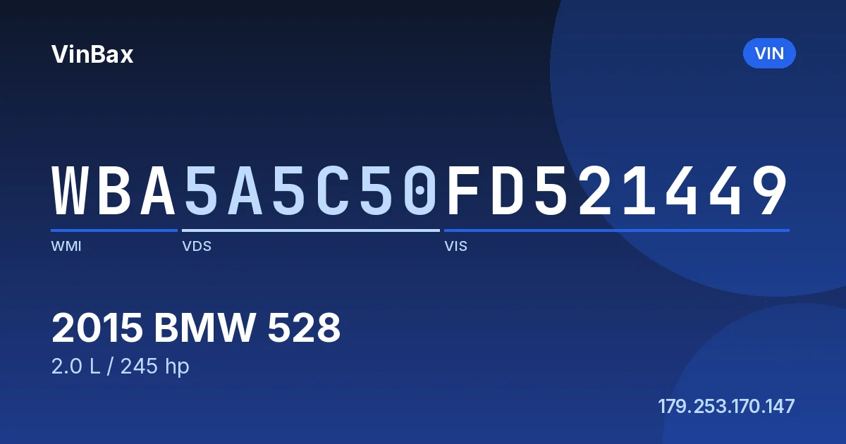 WBA5A5C50FD521449 BMW 528
