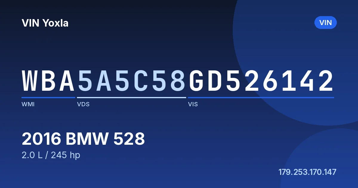 WBA5A5C58GD526142 BMW 528