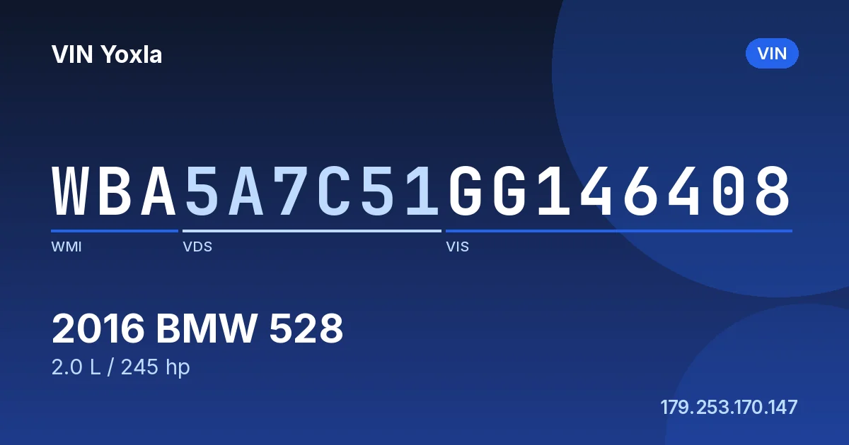 WBA5A7C51GG146408 BMW 528