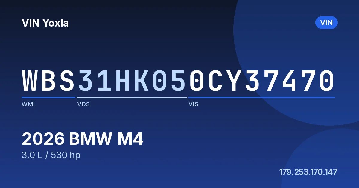 WBS31HK050CY37470 BMW M4