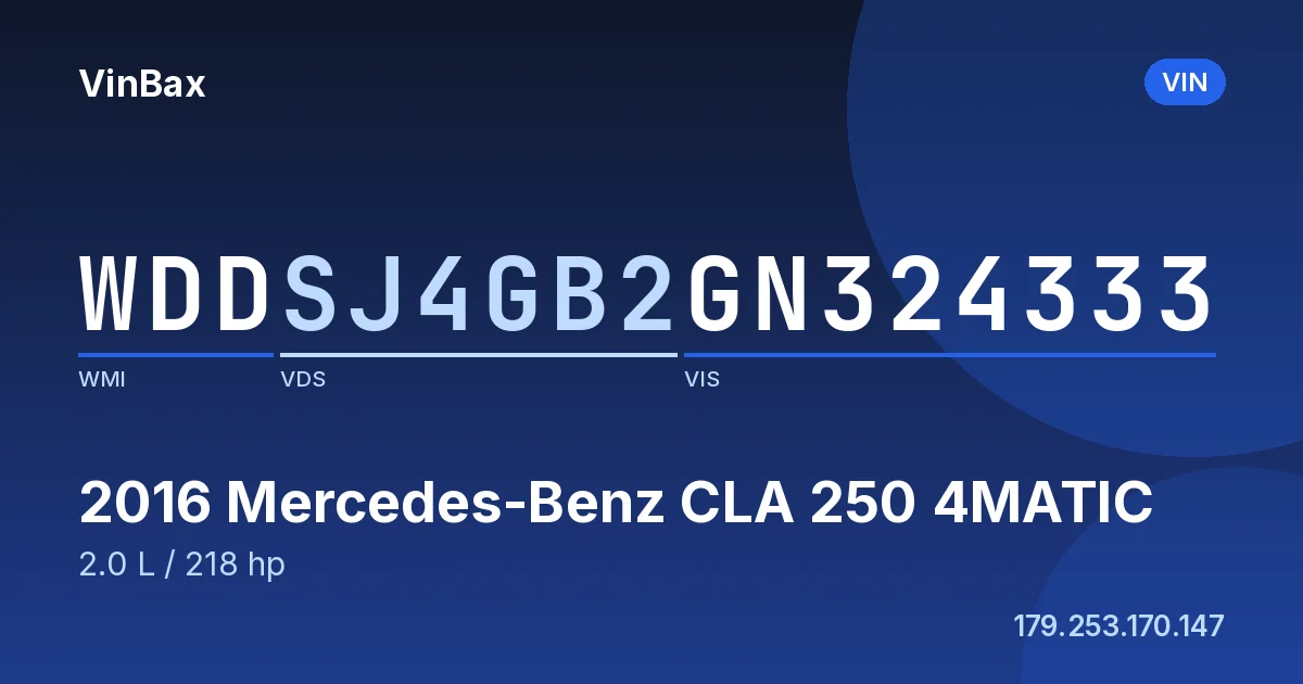 WDDSJ4GB2GN324333 Mercedes-Benz CLA 250 4MATIC