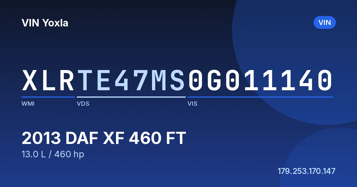 XLRTE47MS0G011140 DAF XF 460 FT