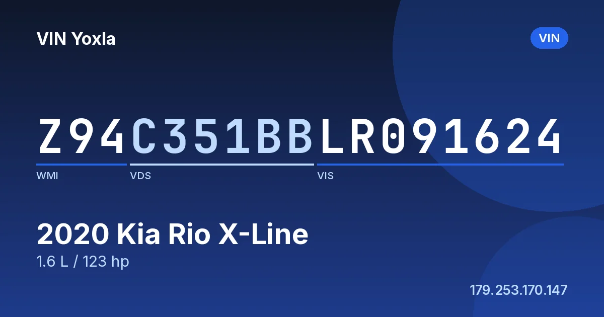 Z94C351BBLR091624 Kia Rio X-Line