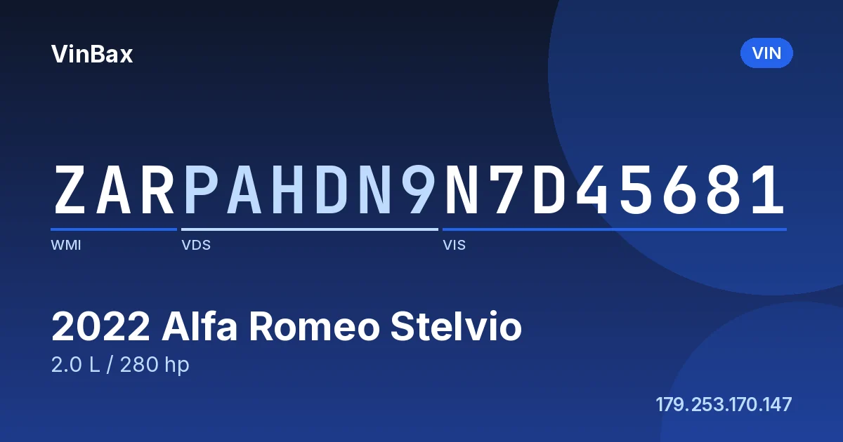 ZARPAHDN9N7D45681 Alfa Romeo Stelvio
